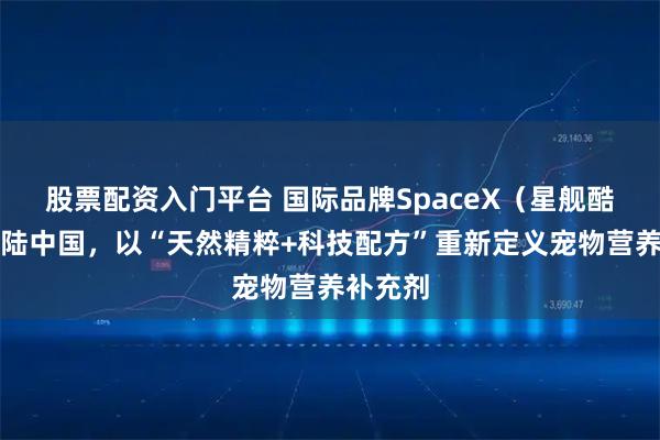 股票配资入门平台 国际品牌SpaceX（星舰酷宠）登陆中国，以“天然精粹+科技配方”重新定义宠物营养补充剂